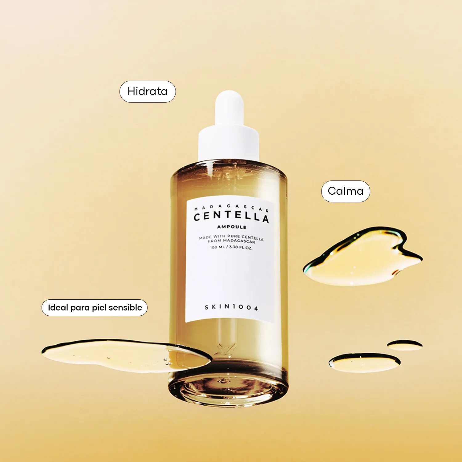 SKIN1004 MADAGASCAR CENTELLEA AMPOULE (AMPOLLETA CALMANTE Y SUAVIZANTE)
